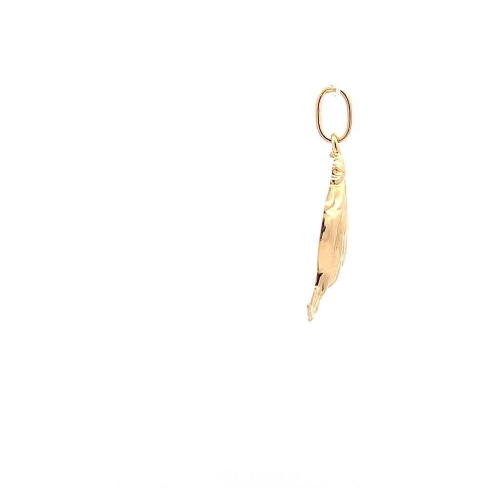 18K Yellow Gold Pendant Rooster Chicken 1.40 grams - Picture 8 of 13